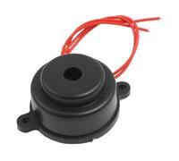sourcing map Negro Carcasa AC 220 V 2 22 Cable Industrial electrónico Alarma 80 db