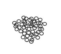 sourcing map Nitrilo Goma Juntas Tóricas 10mm OD 7mm ID 1,5mm Ancho, Métrico Nitrilo Goma Sellado Junta, Paquete 50