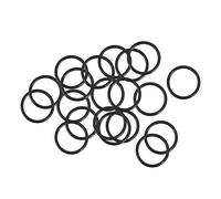 sourcing map Nitrilo Goma Juntas Tóricas 22mm OD 18mm ID 2mm Ancho, Métrico Sellado Junta, Paquete 20