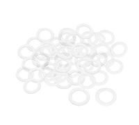 sourcing map Nylon Planas Arandelas para M20 Tornillo Perno 30mm DE 1mm Grueso Transparente 100uds