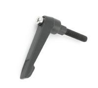 sourcing map Palanca de sujeción de rosca M6 x 25 mm Mango ajustable Negro