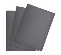 sourcing map Papel de lija impermeable, Papel de lija grano 1000 mojado, seco, 11 x 9 pulgadas 3Piezas
