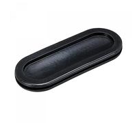 sourcing map Paquete de 6 Goma Ojal Montaje Tamaño 35 x 100mm Ovalado | Doble-Cara, para Cable Protección