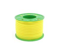sourcing map para Moto Silicona Amarillo Tubo Manguera de Aceite Gas 18M 8mm 5mm