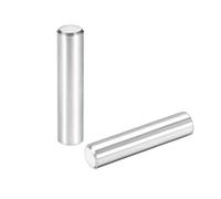 sourcing map Pasador 10 mm x 45 mm, Clavijas de Acero Inoxidable 304, Estantes de Apoyo, Pasadores de Madera para Literas, Tono Plateado 2 Piezas
