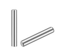 sourcing map Pasador 2,5 mm x 18 mm, Clavijas de Acero Inoxidable 304, Estantes de Apoyo, Pasadores de Madera para Literas, Tono Plateado 25 Piezas