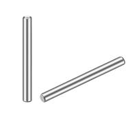 sourcing map Pasador 3 mm x 35 mm, Clavijas de Acero Inoxidable 304, Estantes de Apoyo, Pasadores de Madera para Literas, Tono Plateado 25 Piezas