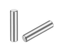 sourcing map Pasador 5 mm x 25 mm, Clavijas de Acero Inoxidable 304, Estantes de Apoyo, Pasadores de Madera para Literas, Tono Plateado 25 Piezas