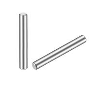 sourcing map Pasador 5 mm x 50 mm, Clavijas de Acero Inoxidable 304, Estantes de Apoyo, Pasadores de Madera para Literas, Tono Plateado 25 Piezas