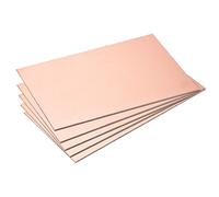 sourcing map PCB Cobre Revestido Tablero Laminado 150mm x 100mm x 1,5mm FR4 Vidrio Fibra Doble Cara para Circuitos Proyectos, Paquete de 6