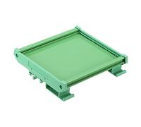 sourcing map PCB DIN Carril Montaje Portador, Circuito Placa Montaje Soporte 100x120mm Verde