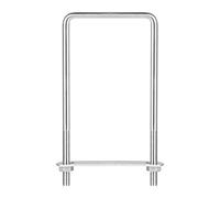 sourcing map Pernos cuadrados en U, 2 juegos de 82 mm de ancho interior de 200 mm de longitud, perno de abrazadera en U de acero inoxidable M8 304 con tuercas y placas, para remolque de barco