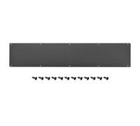 sourcing map Placa de aluminio para puerta de 15,2 x 76,2 cm, 2 mm de grosor, para puerta delantera exterior o puerta trasera, color negro
