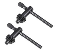 sourcing map Portabrocas Llave 9mm Piloto 11 Dientes para 5-20mm Taladro Portabrocas Negro 2 Piezas