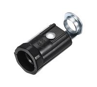 sourcing map Portalámparas E12, 125 V-250 V CA, 43 mm, zócalo de luz de base de candelabro con certificación UL para bombilla LED incandescente con soporte, paquete de 3