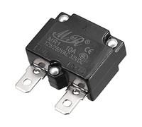 sourcing map Protector de Sobrecarga de Circuito 10A AC125/250V DC32V, Disyuntor Térmico de Restablecimiento Automático