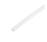 sourcing map PTFE Tubería Manguera Alta Temperatura Tubo Tubería Multifuncional Aislante 3mm ID x 4mm OD x 4.92pies Blanco