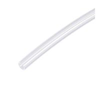 sourcing map PTFE Tubería Manguera Alta Temperatura Tubo Tubería Multifuncional Aislante 8mm ID x 10mm OD x 4.92pies Transparente