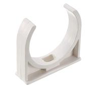 sourcing map PVC Agua Tubería 50mm Abrazaderas Clips, para 50mm/1,97 Pulgadas OD TV Bandejas Tubería Manguera Colgador Soporte Pex Tubería, 20uds