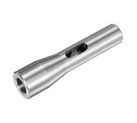 sourcing map R8 Vástago a MT2 Morse Cono Manguito Mandril Eje Reductor Adaptador para Torno fresadodo Taladro M12 Roscado 45# Acero