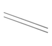 sourcing map Redonda Acero Varilla, 3,5mm HSS Torno Barra Culata Herramienta 200mm Longitud, para Eje Engranaje Taladro Tornos Mandril Máquina Torneado Miniatura Eje,2 Piezas