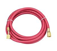 sourcing map Refrigerante Carga Manguera 1/4pulgadas Rosca 9.84Pies Rojo