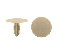 sourcing map 20Pcs Remaches De Panel De La Puerta Sujeción Agarre Clips Beige 7mm