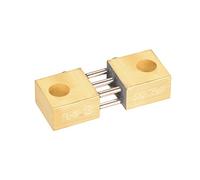 sourcing map Resistencia de derivación 500A 75mV para amperímetro de corriente CC Analógico Panel Meter Divisor de derivación externo FL-19