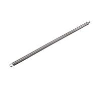 sourcing map Resorte de extensión: 1 mm de diámetro del alambre, 10 mm de DE, 300 mm de longitud libre Resorte de acero Pequeño resorte de tensión de doble gancho