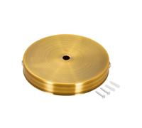 sourcing map Retro Luz Dosel Kit Pared Aplique Lámpara Placa Artefacto 120mm 4,7 Pulgadas Dorado Bronce