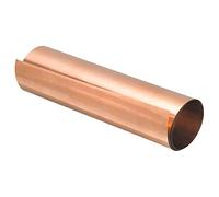 sourcing map Rollo de lámina fina de cobre, 0.03 x 200 x 1000 mm, rollo de lámina de cobre puro para manualidades, reparaciones eléctricas, conexión a tierra