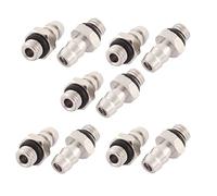sourcing map Rosca macho M5 a manguera de tubo neumático de 2,2 mm Mini racores de lengüeta 10 piezas
