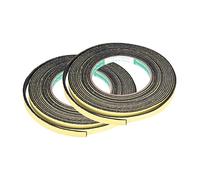 sourcing map Sellante Espuma Cinta 10mm Ancho 2mm Grosor 5m/16.4pies Longitud, Autoadhesivo Burlete para Ventana Puerta Aislamiento, Paquete de 2
