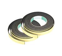 sourcing map Sellante Espuma Cinta 20mm Ancho 2mm Grosor 5m/16.4pies Longitud, Autoadhesivo Burlete para Ventana Puerta Aislamiento, Paquete de 2