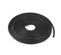 sourcing map Sello de Goma de Espuma, 4mm Diámetro x 10m Largo Redondo EPDM Goma Pelado para Bricolaje Junta, Almacén, Almohadillas, Espuma Tubos, Manualidades, Hogar Sello