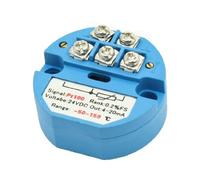 sourcing map Señal del sensor de temperatura PT100 Transmisor -50C a 150C de 4-20mA