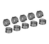 sourcing map Servilleteros Anillos, 12uds 38mm Interior Diámetro Metal Servilletas Hebillas para Mesa Decoraciones Comedor Vacaciones Fiesta Bricolaje, Negro