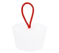sourcing map Silicona Caucho Cónico Tapón 44 a 55mm Sólido Bañera Tapones Tapón con Mango para Prueba Tubos, Agua Tubería, Drenaje Agujero, Blanco