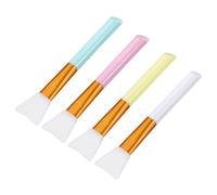 sourcing map Silicona Epoxi Cepillos Rosa/Azul/Blanco/Amarillo Aplicador Bricolaje Cepillo para Hacer Epoxi Vaso, Paquete de 4