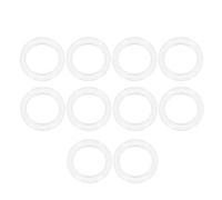 sourcing map Silicona Junta Tórica, 23mm DE, 17mm DI, 3mm Ancho, VMQ Sello Anillos Junta, Blanco, Paquete De 10