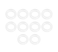 sourcing map Silicona Junta Tórica, 9mm DE, 5mm DI, 2mm Ancho, VMQ Sello Anillos Junta, Blanco, Paquete De 10