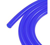 sourcing map Silicona Tubería Manguera 9mm ID 12mm OD 8 Pies Azul Alta Temperatura para Agua Manguera Aire Tubo