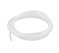 sourcing map Silicona Tubo 2mm ID x 4mm OD 6.56 pies Flexible Silicona Goma Tubería Agua Aire Manguera Tubería Transparente para Bomba Transferencia