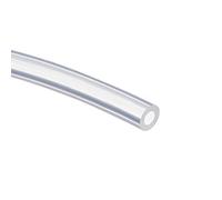 sourcing map Silicona Tubo 4,8mm ID x 8mm OD 5M Flexible Silicona Goma Tubo Aire Manguera Agua Tubería para Bomba Transferencia Claro