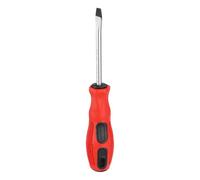 sourcing map SL5 - Destornillador ranurado de 75 mm de longitud 45# Destornilladores magnéticos de acero plano de grado industrial, herramienta de electricista con mango redondo antideslizante para