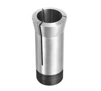 sourcing map Soporte de portabrocas redondo de precisión 5C de 1-1/16 pulgadas, precisión de 0.015 mm para máquina de grabado CNC, herramienta de torno, color plateado