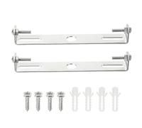 sourcing map Soportes de Lámparas de Techo, 120x18x17mm Colgantes Sujeción Placa de Luz Plafones de Techo, Iluminación Accesorio para Hogar Oficina Candelabro, 2 Juegos