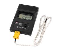 sourcing map sourcingmap® LCD Termómetro Digital Tipo K TM-902c w Cable termopar