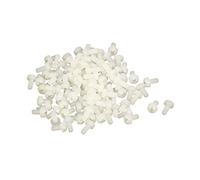 sourcing map sourcingmap® M3 x 6 mm de Nylon Phillips cruceta Tornillos tornillos de máquina de cabeza redonda Beige 100pcs