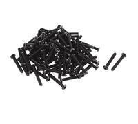 SOURCING MAP sourcingmap® M3x22mm 10,9 Rosca de aleación de acero de cabeza de botón de perno Perno hexagonal 100pcs